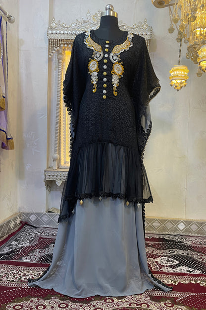 Black Party Wear Caftan