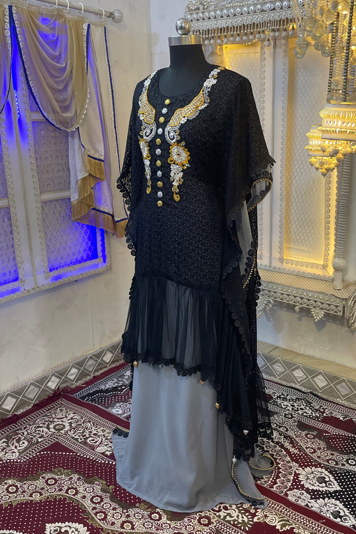 Black Color Maxi Gown