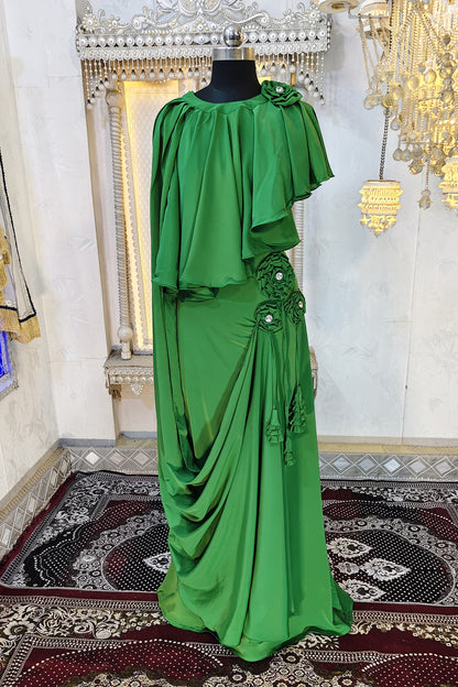 Green Islamic Kaftan