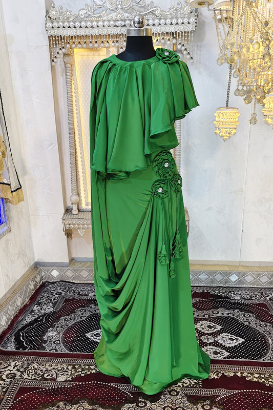 Green Islamic Kaftan