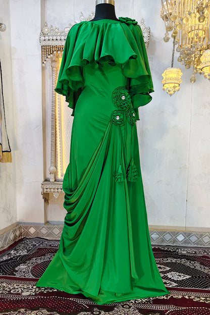 Green Muslim Kaftan