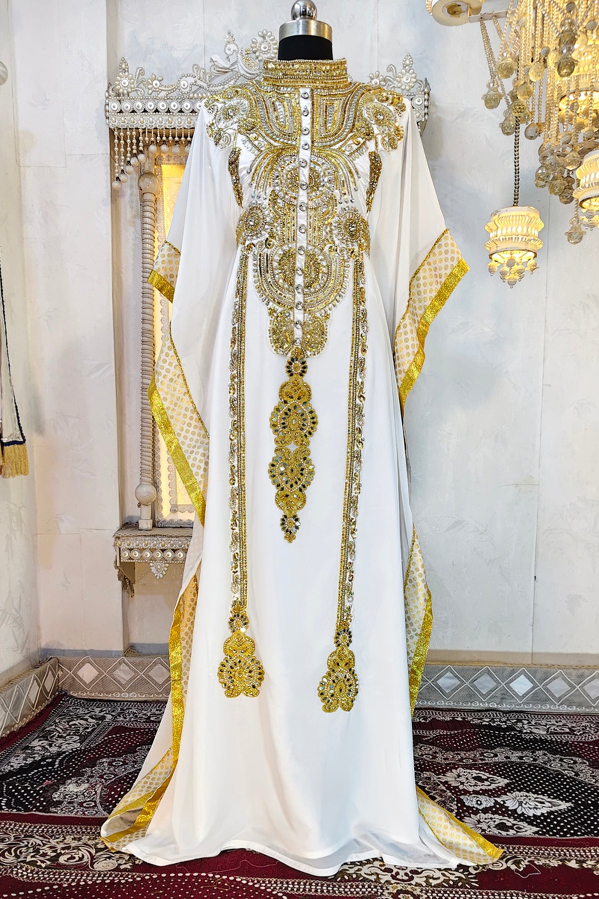 White Color Islamic Kaftan