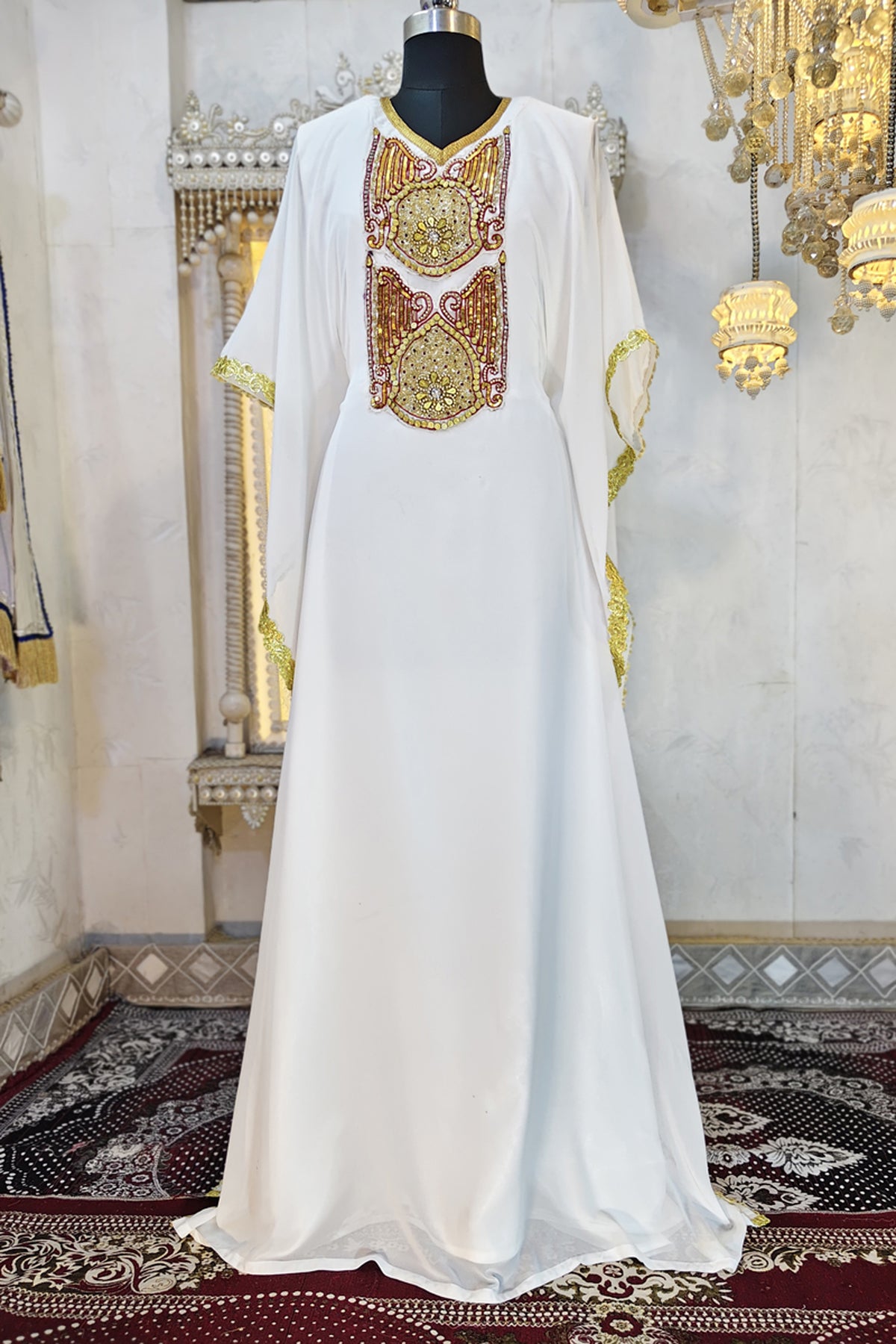 White Islamic Kaftan