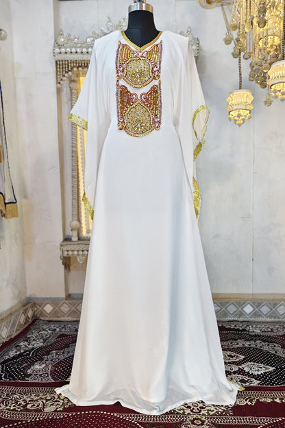White Islamic Kaftan