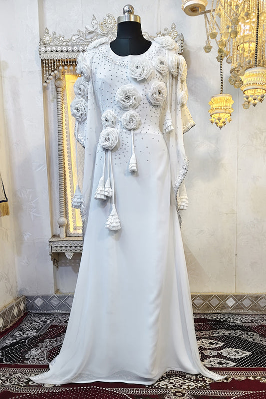 White Designer Kaftan