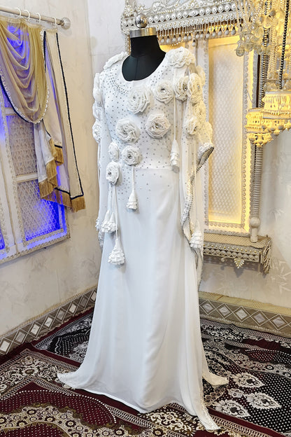 White Muslim Caftan