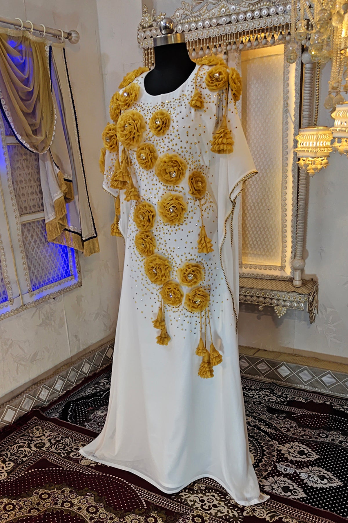 White Muslim Caftan