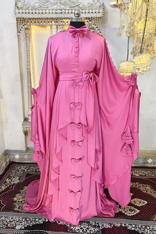 Light Pink Moroccan Kaftan