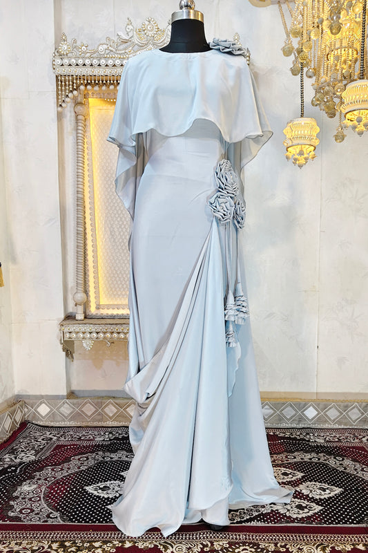 Grey Designer Kaftan