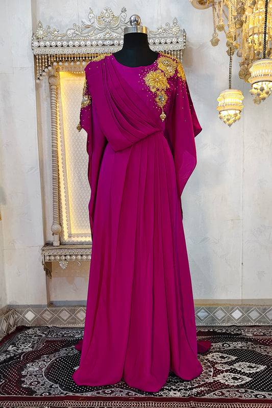 Magenta Luxury Kaftan