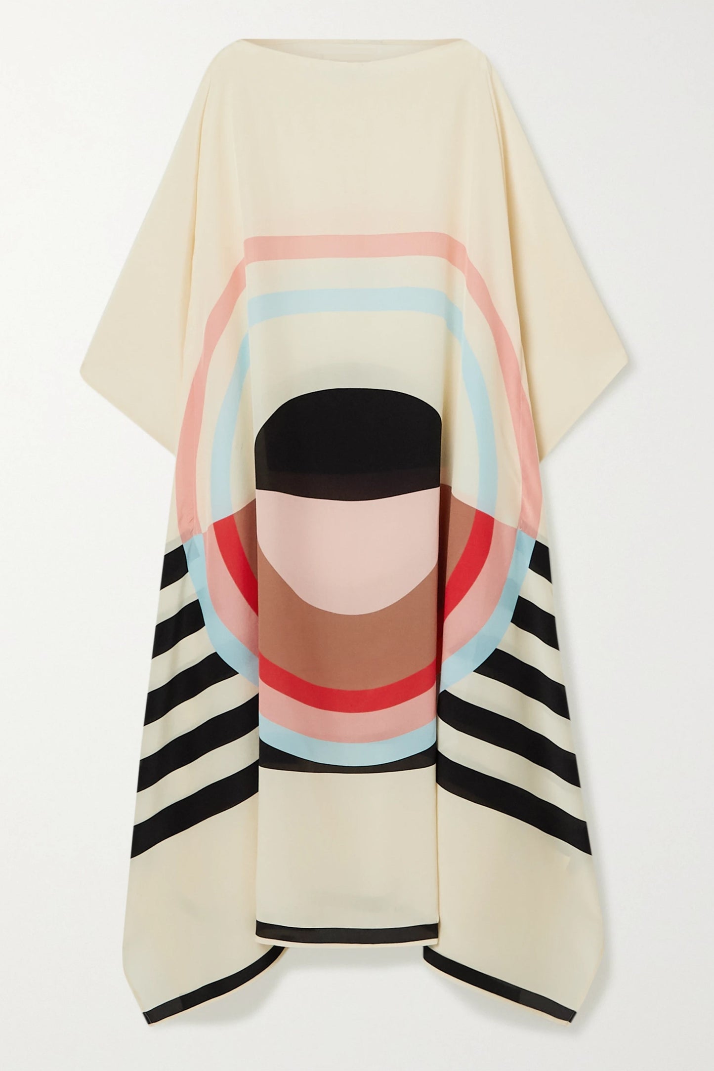 Woman Printed Soft Silk Crepe Kaftan