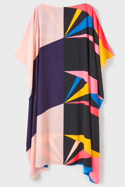 Woman Printed Soft Silk Crepe Kaftan