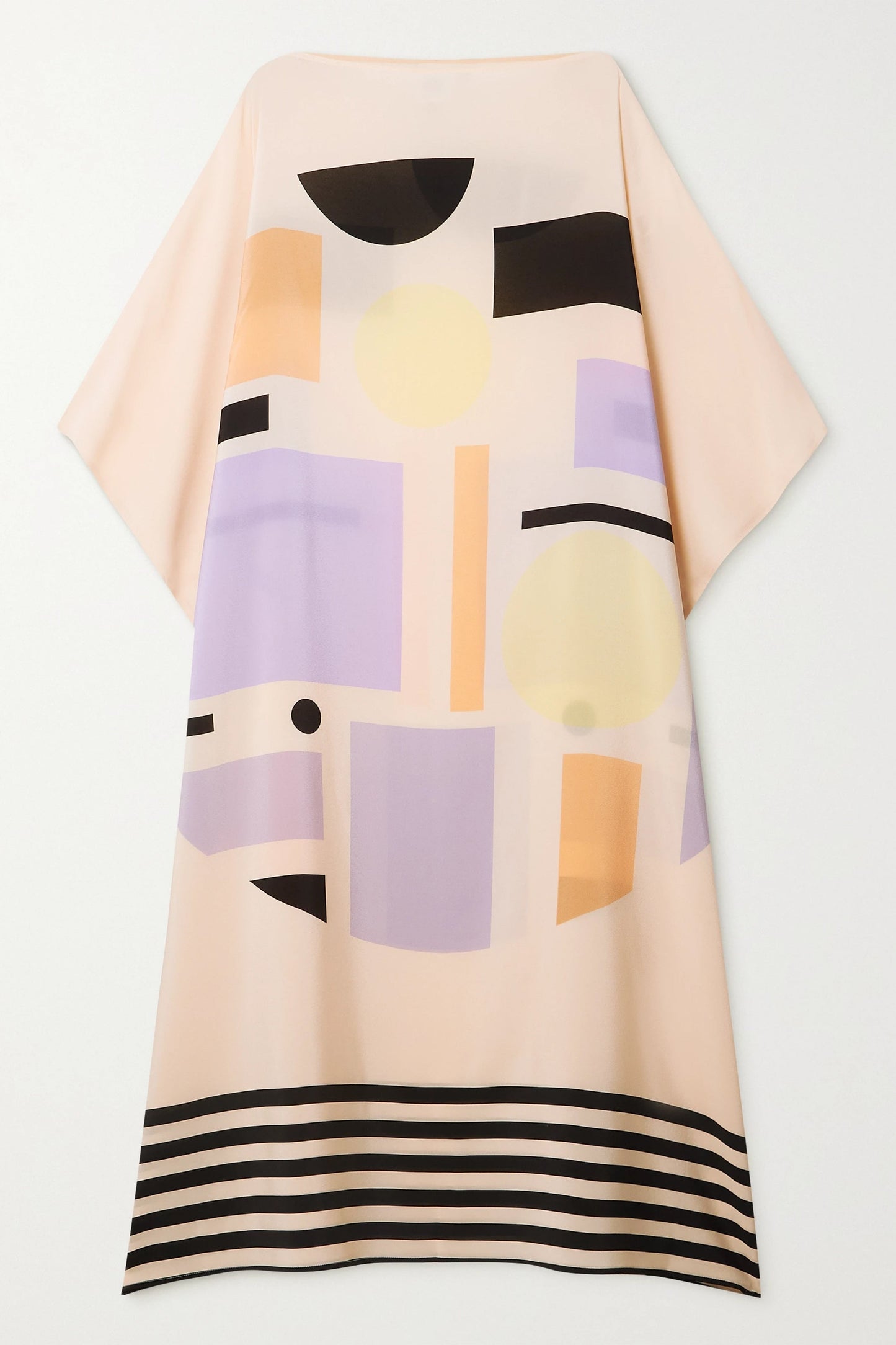 Woman Printed Soft Silk Crepe Kaftan