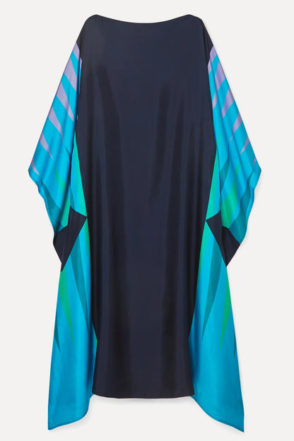 Woman Printed Soft Silk Crepe Kaftan