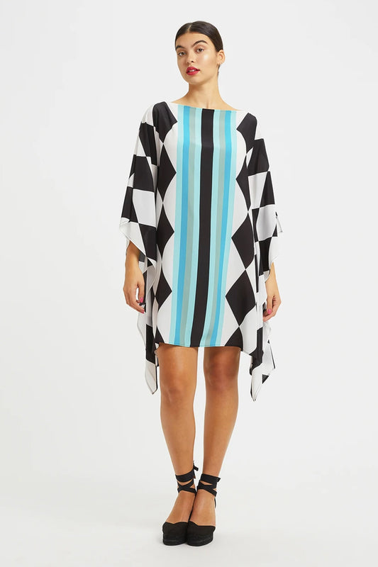 Woman Printed Soft Silk Crepe Kaftan