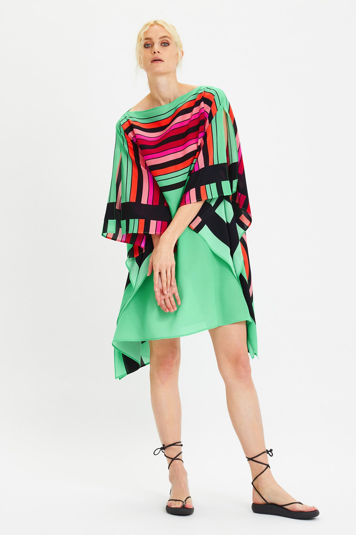 Woman Printed Gerogette Kaftan