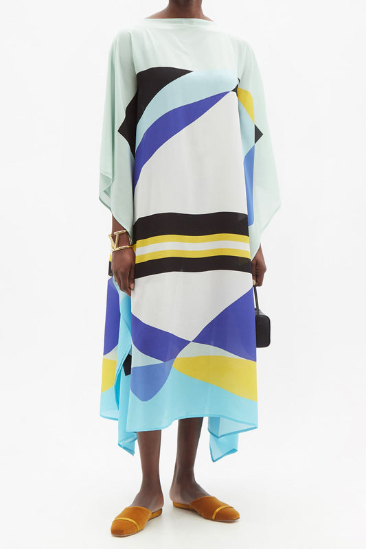 Woman Printed Gerogette Kaftan