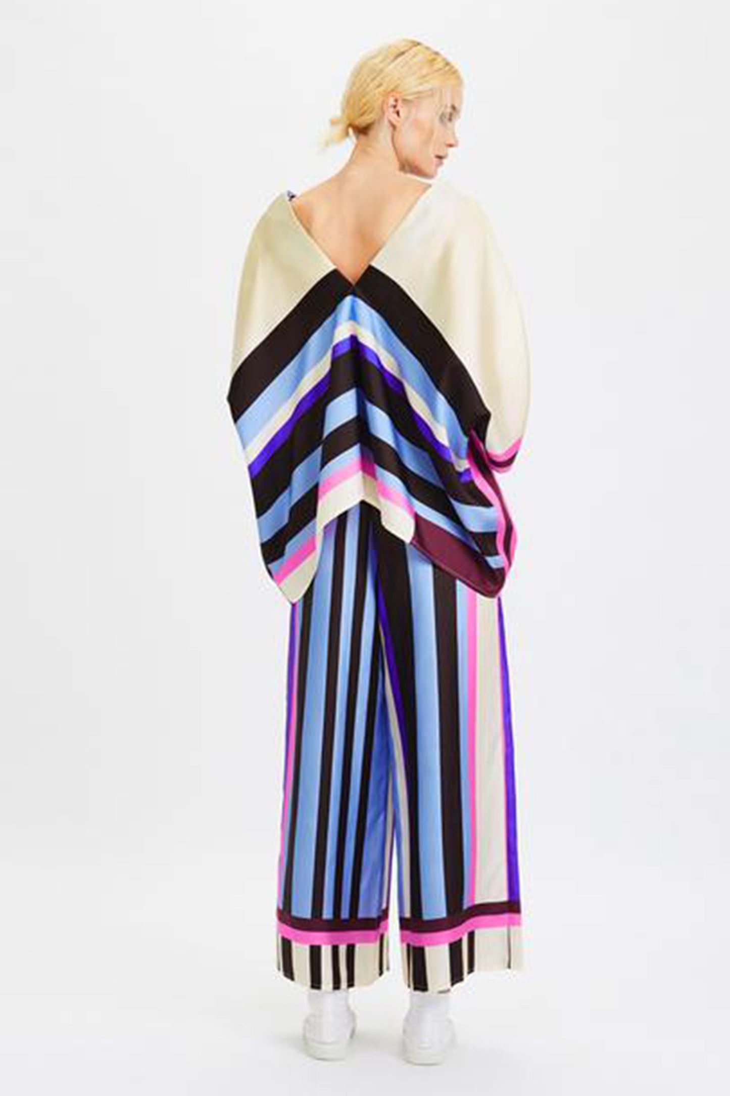 Blue Color Printed Maxi Dress