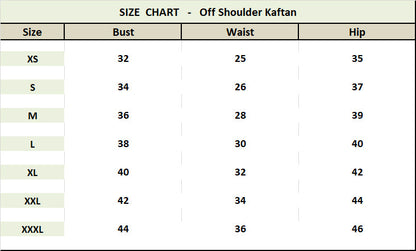 Multi Color Arabic Silk Kaftan