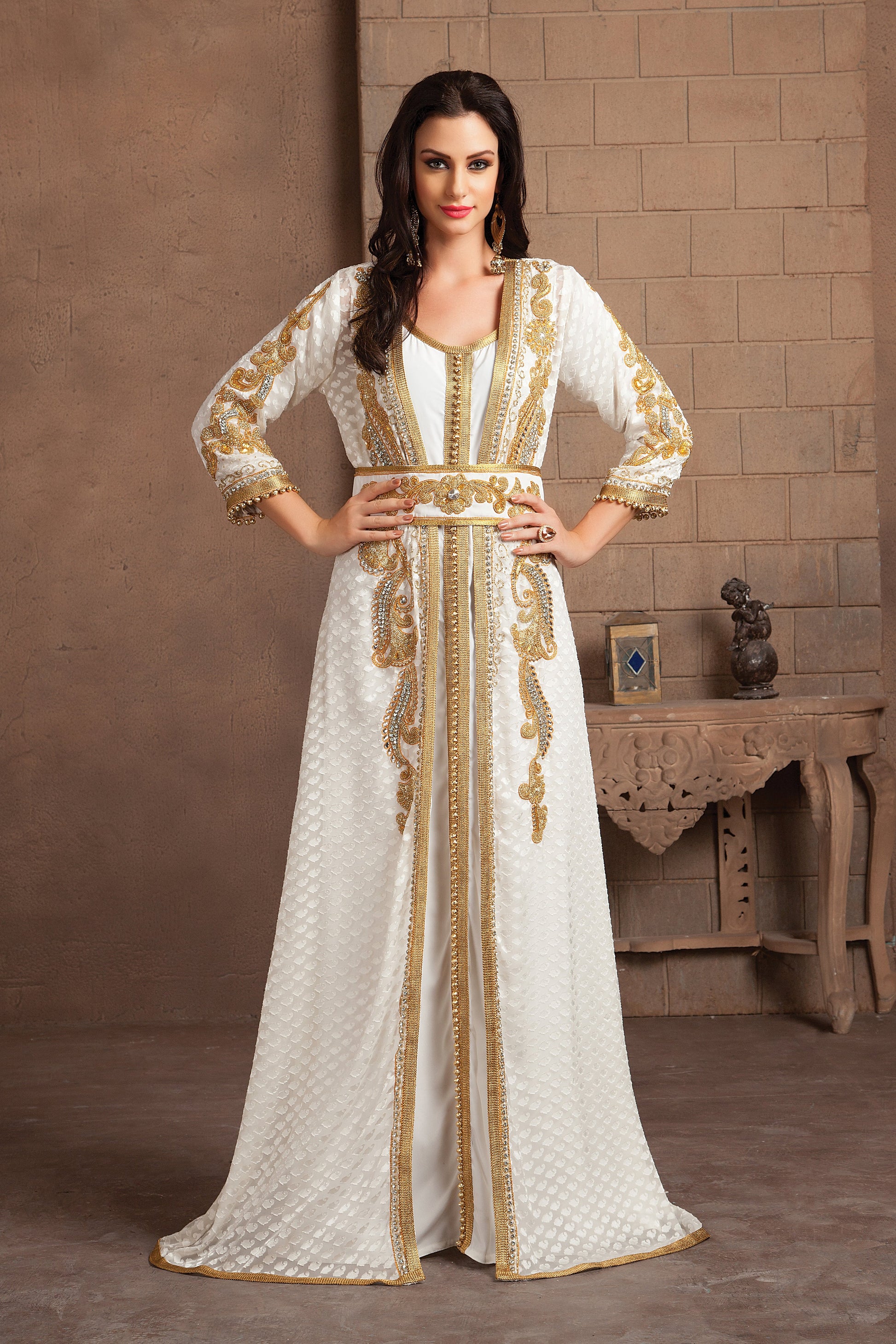 moroccan dresses for women party Elegant Kaftan Women Moroccan Dress Abaya Muslim Robe Evening Party Gown Prom