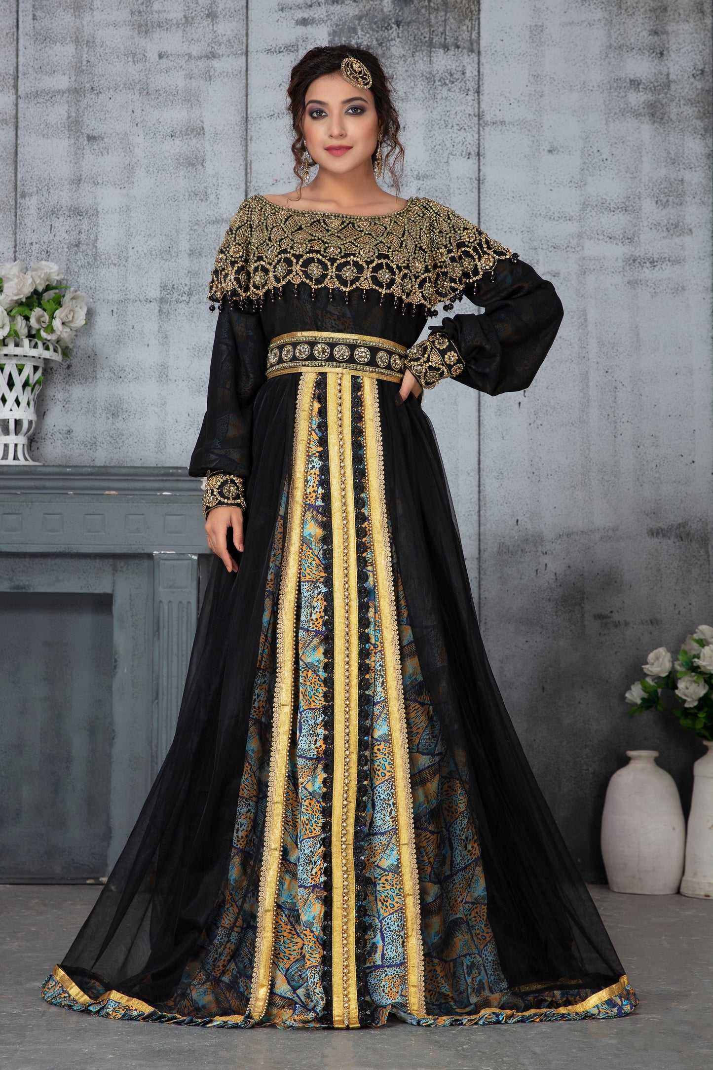 Party Wear Designer Moroccan Kaftan