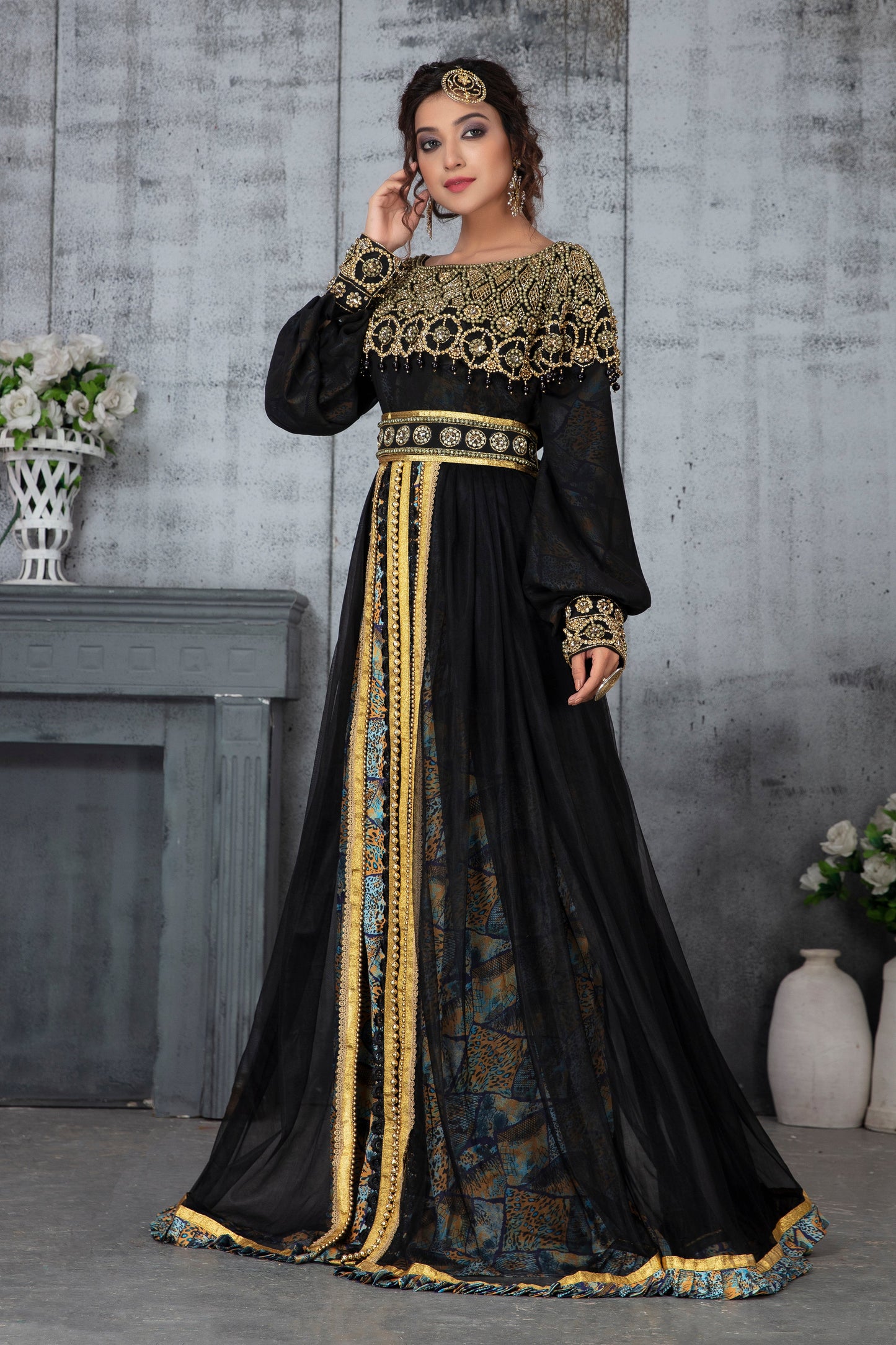 Party Wear Designer Moroccan Kaftan