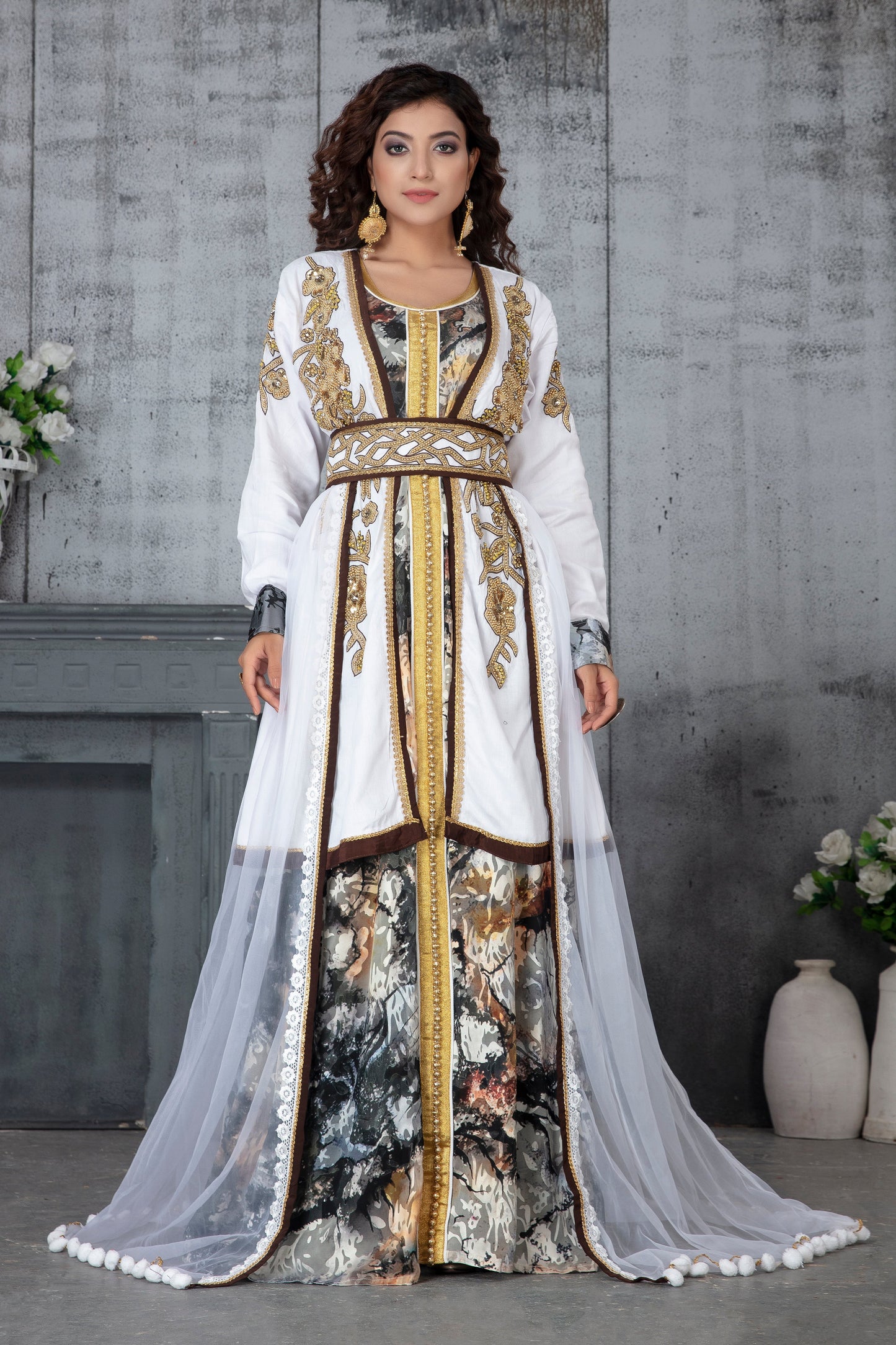 Designer Wedding Moroccan Kaftan