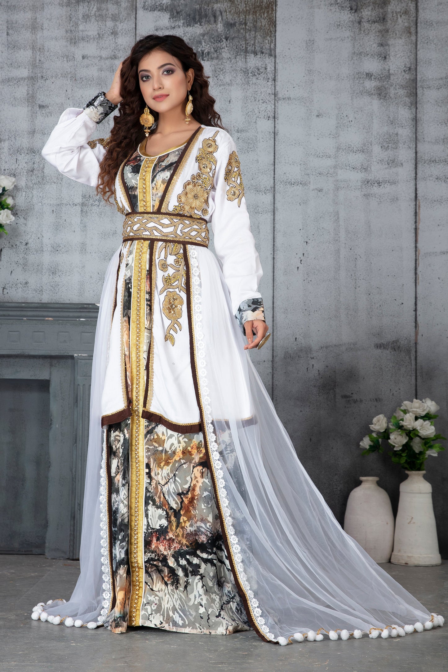 Designer Wedding Moroccan Kaftan
