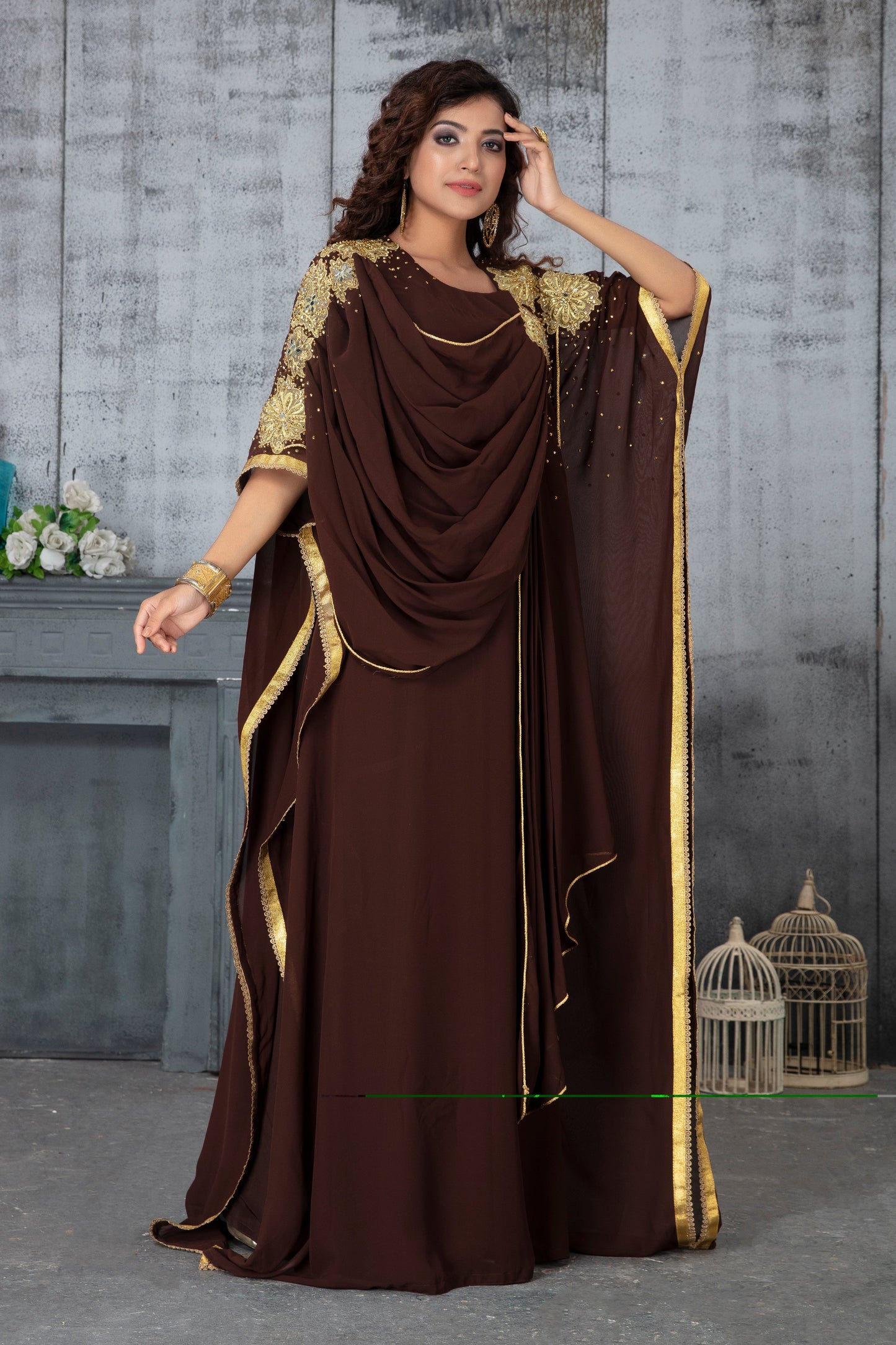 Islamic Embroidery Designer Kaftan