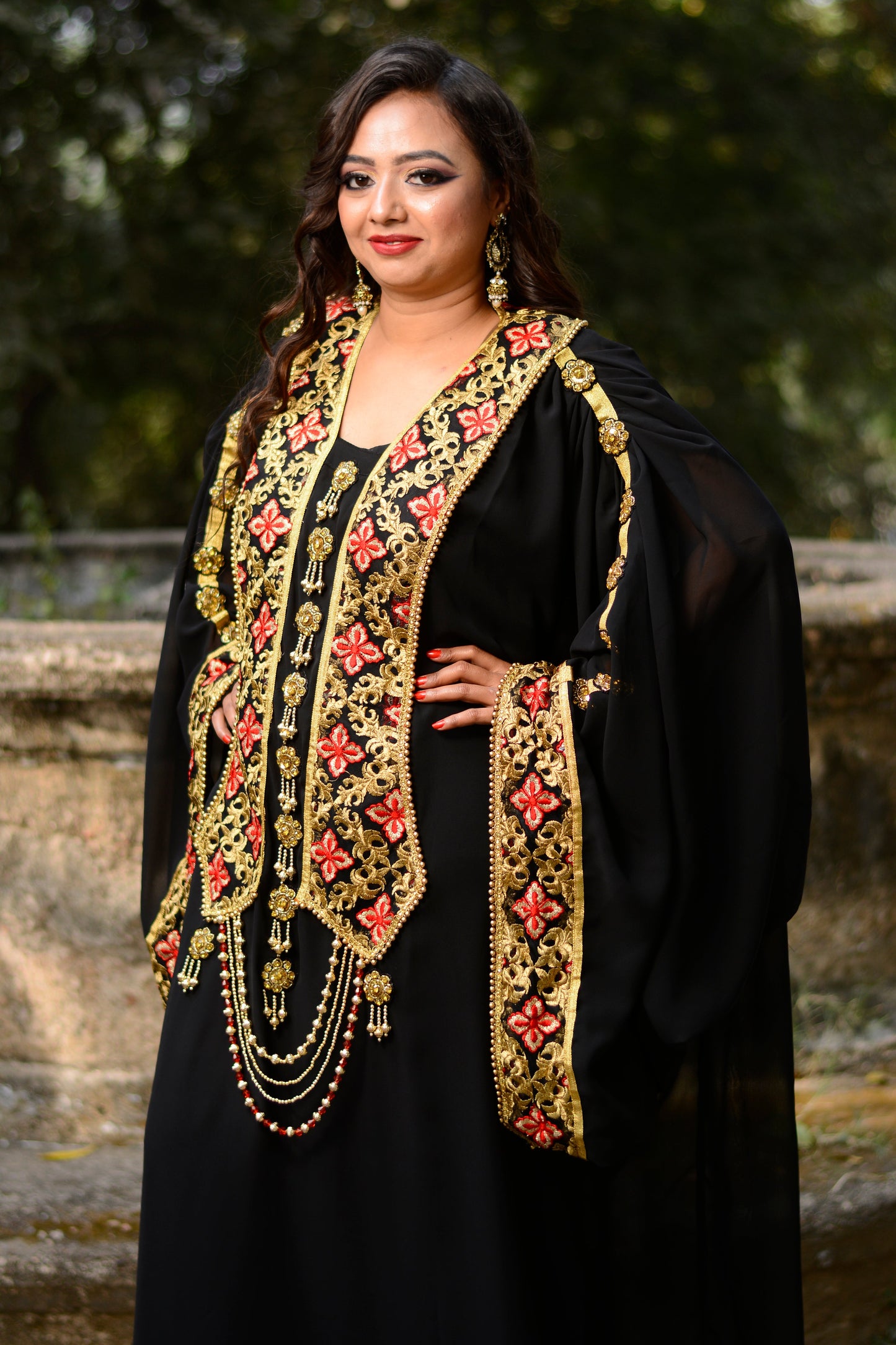 Black Color Islamic Kaftan