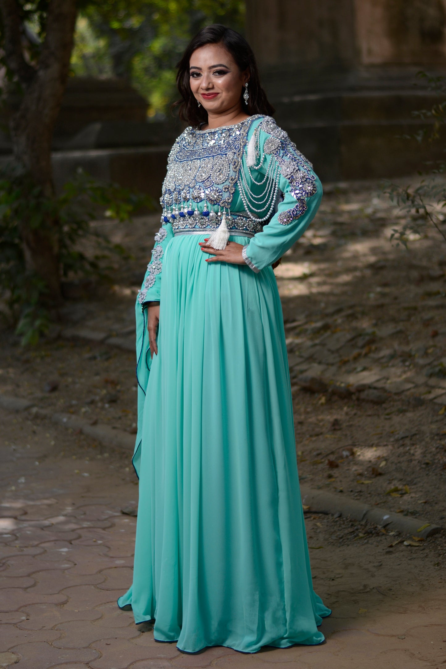 Womans Georgette Kaftan Online