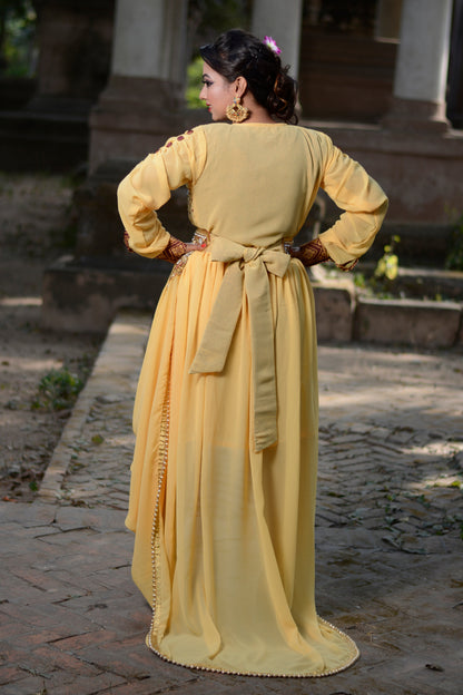 Ivory Color Designer Kaftan