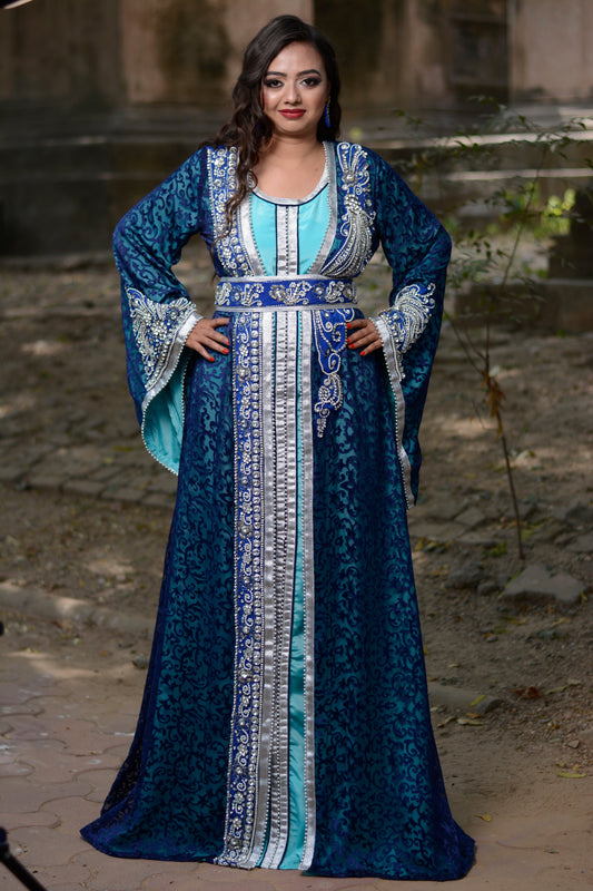 Designer Moroccan Wedding Kaftan