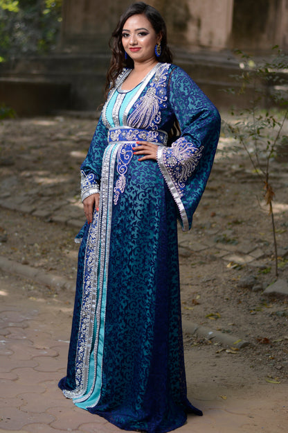 Designer Moroccan Wedding Kaftan