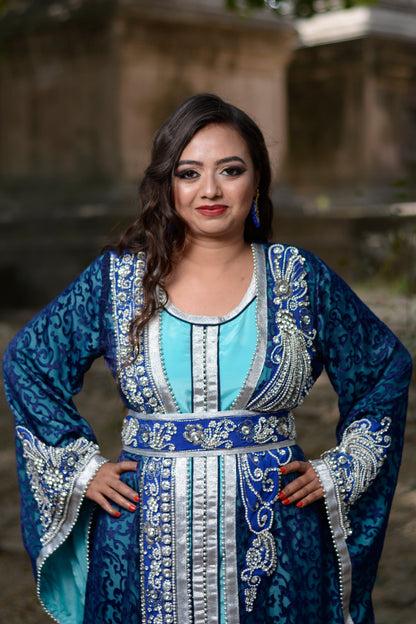 Designer Moroccan Wedding Kaftan