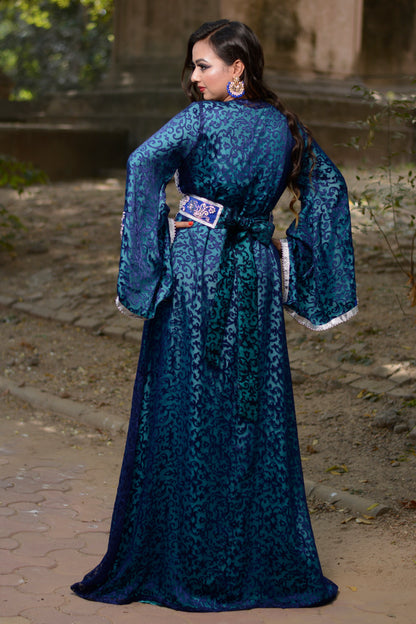 Designer Moroccan Wedding Kaftan