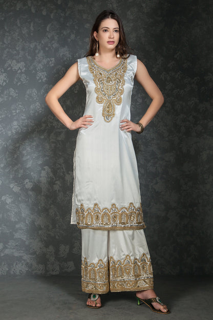 White Color African Kaftan